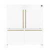 Refrigerateur cote a cote Milano de 60 po, blanc, 34,4 pi³ - FFFFD1787-60WHT