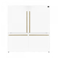  Refrigerateur cote a cote Milano de 60 po, blanc, 34,4 pi³ - FFFFD1787-60WHT