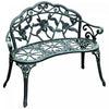 Outsunny 40" Outdoor Garden Bench, Patio Garden Bench, Green