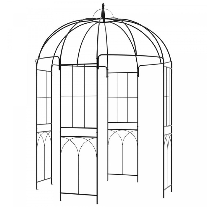 Outsunny Arbre De Jardin En Forme De Cage A Oiseaux, Pavillon De Pergola