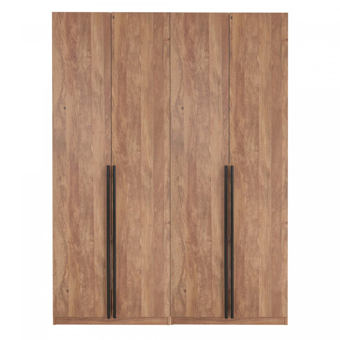 Armoire Lee Modern 32\" en brun dore - Lot de 2
