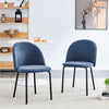 Ethan Ergonomic Dining Chairs Set of 2,Blue Accent Chair | Lot de 2 chaises de salle a manger ergonomiques Ethan, couleur bleu