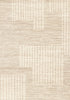 Florence Brown Cream Geometric Linework Design Rug, 7'9" x 10'6" Indoor Area Rug | Tapis Florence Brown Cream a motif geometrique a lignes lineaires, 7'9" x 10'6"