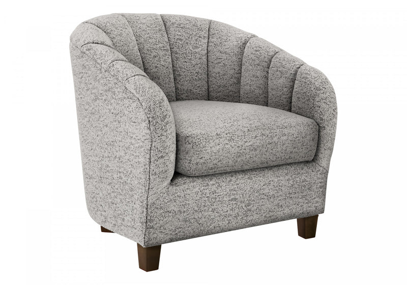 Monarch Specialties - Chaise D'Appoint, 31\"H, Rembourre, Salon, Chambre A Coucher, Argente, Transitionnel
