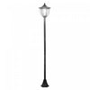 Outsunny 70" Solar Torch Lights Outdoor Garden Lighting 6 LED Water-resist Auto On/off 6 Hours (blac|Luminaire Exterieur Solaire Lampadaire Lanterne Classique LED 60 Lm Max. Dim. 26l X 26l X 177h Cm No