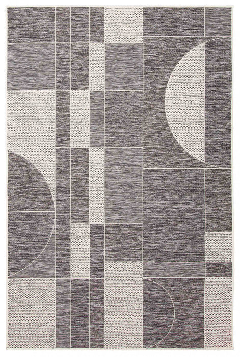 Carpette Bodhi grise - 5 pi 0 po x 8 pi 0 po