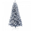 Homcom 6 Ft Artificial Christmas Tree With Snow Flocked Branches, Hinge|Homcom Arbre De Noel Artificiel De 6 Pi Avec Branches Floquees De Neige