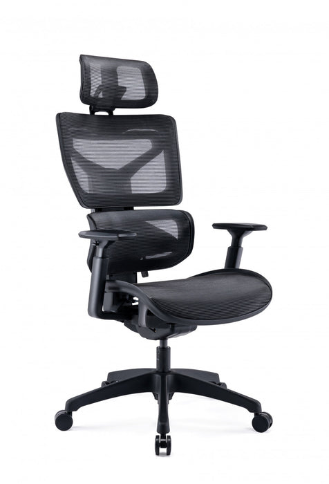 TygerClaw Fauteuil de Bureau Ergonomique en Maille a Dossier Haut