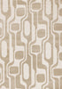 Leopold Modern Mid-Century Beige Cream Area Rug - 2'7" x 4'11"|Carpette Leopold beige et crème de style moderne du milieu du 20e siècle - 2 pi 7 po x 4 pi 11 po