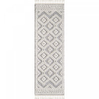 Carpette à poil long Quinto Moroccan Quatro - 6 pi 3 po x 9 pi 