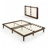 Bobbie lit plateforme pliant en bois - Double