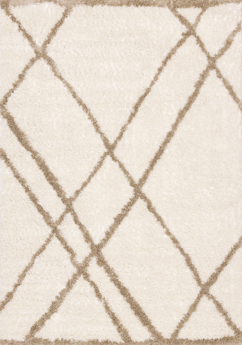 Carpette à poil long douce Taylor - 5 pi 3 po x 7 pi 7 po