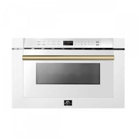 Tiroir-four a micro-ondes Espresso Capoliveri 24 po en blanc, 1,2 pi³ - FMWDR3000-24WHT