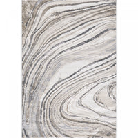 Carpette Darius à motif marbré - 6 pi 7 po x 9 pi 6 po
