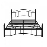 Jackson Cadre De Lit En Metal Avec Rangement Sous Le Lit, Noir