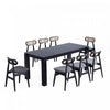 Paragon and Rockaway Modern Industry Chic 9-Piece Dining Set in Black and Gray Dining Room Set | Paragon et Rockaway Ensemble de salle a manger moderne chic industriel 9 pieces en noir et gris