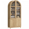 HOMCOM Arched Kitchen Pantry Cabinet, 71" Tall Kitchen Storage Cabinet