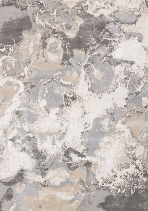 Carpette London à motif d’océan ondulé - 6 pi 7 po x 9 pi 6 po