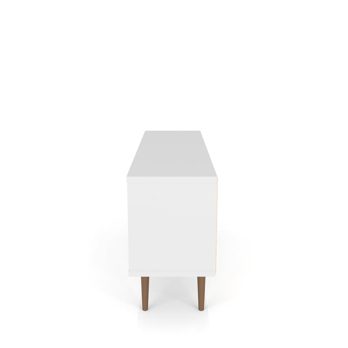 Meuble pour téléviseur Liberty de Manhattan Comfort de 53,14 po de style moderne du milieu du 20e siècle 
