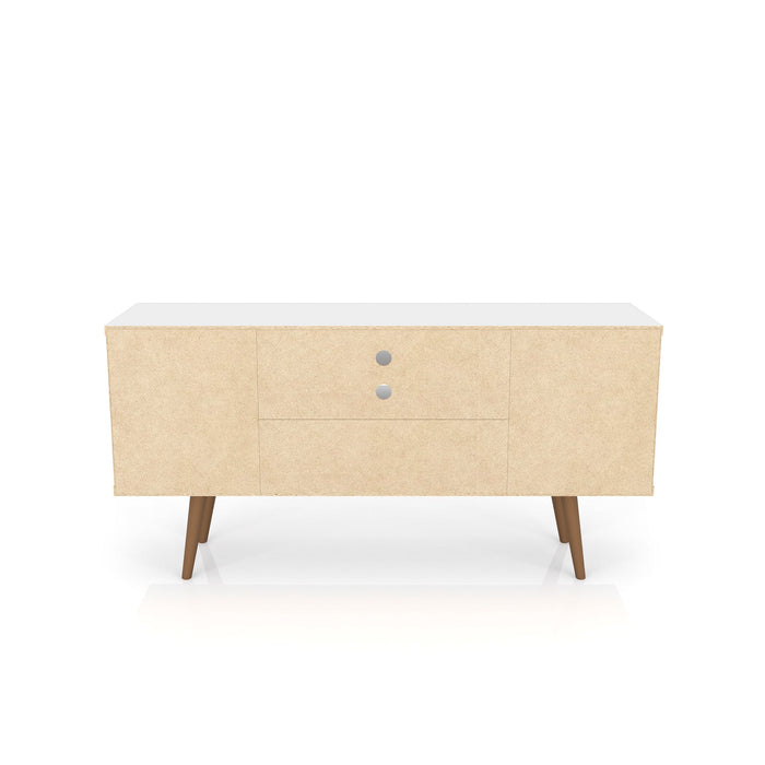 Meuble pour téléviseur Liberty de Manhattan Comfort de 53,14 po de style moderne du milieu du 20e siècle 
