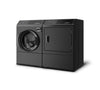Huebsch® 3.5 Cu. Ft. Front Load Washer and 7 Cu. Ft. Electric Dryer with Pet Plus™ - Matte Black | Laveuse à chargement frontal de 3,5 pi3 et sécheuse électrique de 7 pi3 Huebsch avec Pet PlusMC - noir mat