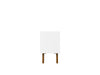 Manhattan Comfort Mid-Century Modern Marcus 53.14" TV Stand with Solid Wood Legs - White|Meuble pour téléviseur Marcus de Manhattan Comfort de 53,14 po de style moderne du milieu du 20e siècle avec pattes en bois massif - blanc