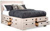 Yorkdale Queen Storage Bed - White