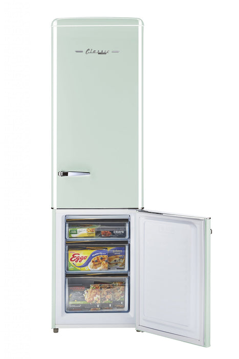 Réfrigérateur Classic Rétro par Unique de 9 pi³ à congélateur inférieur - UGP-275L LG AC