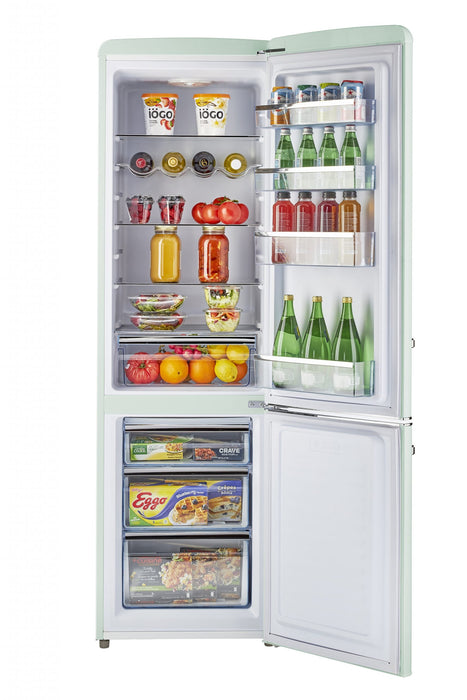 Réfrigérateur Classic Rétro par Unique de 9 pi³ à congélateur inférieur - UGP-275L LG AC