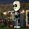 Homcom 10ft Sickle Ghost Inflatable Halloween Decoration|Homcom Gonflable Faucille Fantome