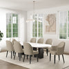 Hillman Modern 8-Piece Dining Chair Set in Sand | Ensemble de 8 chaises de salle a manger Hillman Modern en sable