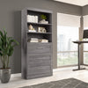 Bestar Pur 36 W Closet Organizer with Drawers - Bark Grey|Organisateur de garde-robe Pur de Bestar de 36 po (L) avec tiroirs - gris écorce