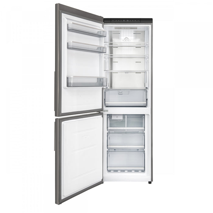 Refrigerateur Custodia 24 po, 10,3 pi³, ouverture a gauche, machine a glacons, acier - FFFFD1766-24LS