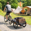 Soozier Bike Trailer, Bike Cargo Trailer with Quick Release 16" Wheels