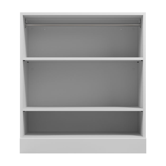 Petit organisateur de garde-robe Versatile de Bestar de 36 po (L) - blanc