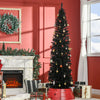 Homcom Pencil Christmas Tree, Slim Xmas Tree With Realistic Branches|Homcom Arbre De Noel, Arbre De Noel Fin Avec Branches Realistes