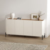 Abbey Modern 67" Sideboard in Maple and Off White | Buffet moderne Abbey 67" en erable et blanc casse