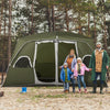 Outsunny Camping Tent Family Tent 4-8 Person With 2 Room And Mesh Windows|Outsunny Tente De Camping 4-8 Pers Avec 2 Pieces Et Fenetres Grillagees