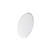 Mortise 20 Inch Frameless Oval Mirror In Chrome | Mortise Miroir Ovale Sans Cadre de 20 Pouces Chrome
