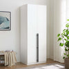Lee Modern 32" Wardrobe Closet in White Armoire | Armoire moderne Lee 32" en blanc