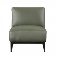  Fauteuil D'appoint Murdock En Cuir Vert