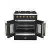 Forno Galiano 30" Black Gas Range, 4.32 cu.ft- FFSGS6444-30BLK | Cuisiniere a gaz noire Galiano 30 pouces, 4,32 pi³ – FFSGS6444-30BLK