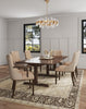 Shubert Modern 6-Piece Dining Chair Set in Tan | Ensemble moderne de 6 chaises de salle a manger Shubert en beige