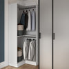 Bestar Versatile 36 W Corner Closet Organizer - White|Organisateur de garde-robe en coin Versatile de Bestar de 36 po (L) - blanc
