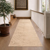 Somos Contemporary Beige Washable Rug 1'10" x 6'0" Indoor Area Rug | Tapis Lavable/Contemporain Somos 1'10" x 6'0" en Beige