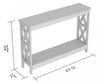 47” Console Table With 1 Shelf - Dark Grey | Console de 47 po avec 1 tablette - gris foncé