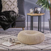 Murphy Upholstered Pouf,100% Cotton - Beige | Pouf Rembourré Murphy, 100 % Coton - Beige