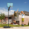 Soozier Basketball Hoop Basketball Hoop and Stand with Weighted Base, Black