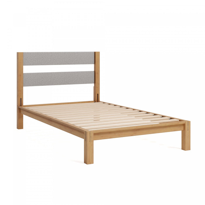 Kumiki lit plateforme à emboîtement en bambou avec tête de lit - Simple