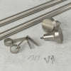 Umbra Ella Nickel Steel Expandable 1" Curtain Rod - 72"-144" | Tringle à rideaux extensible Ella de Umbra acier nickel de 1 po - 72 po à 144 po